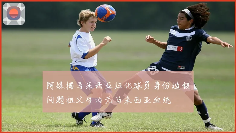 阿媒揭马来西亚归化球员身份造假问题祖父母均无马来西亚血统